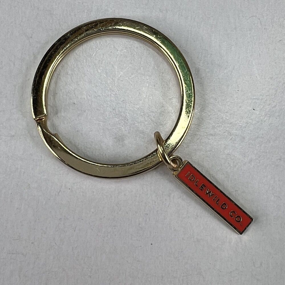 Idlewild Co. Tag Purse Keychain Keyring 1"